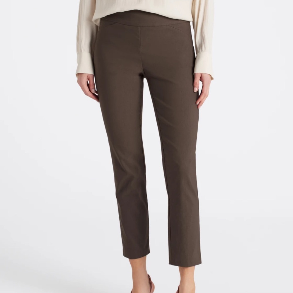 Tribal Fia Pull On Ankle Pant; Brown; Size 16; NWT